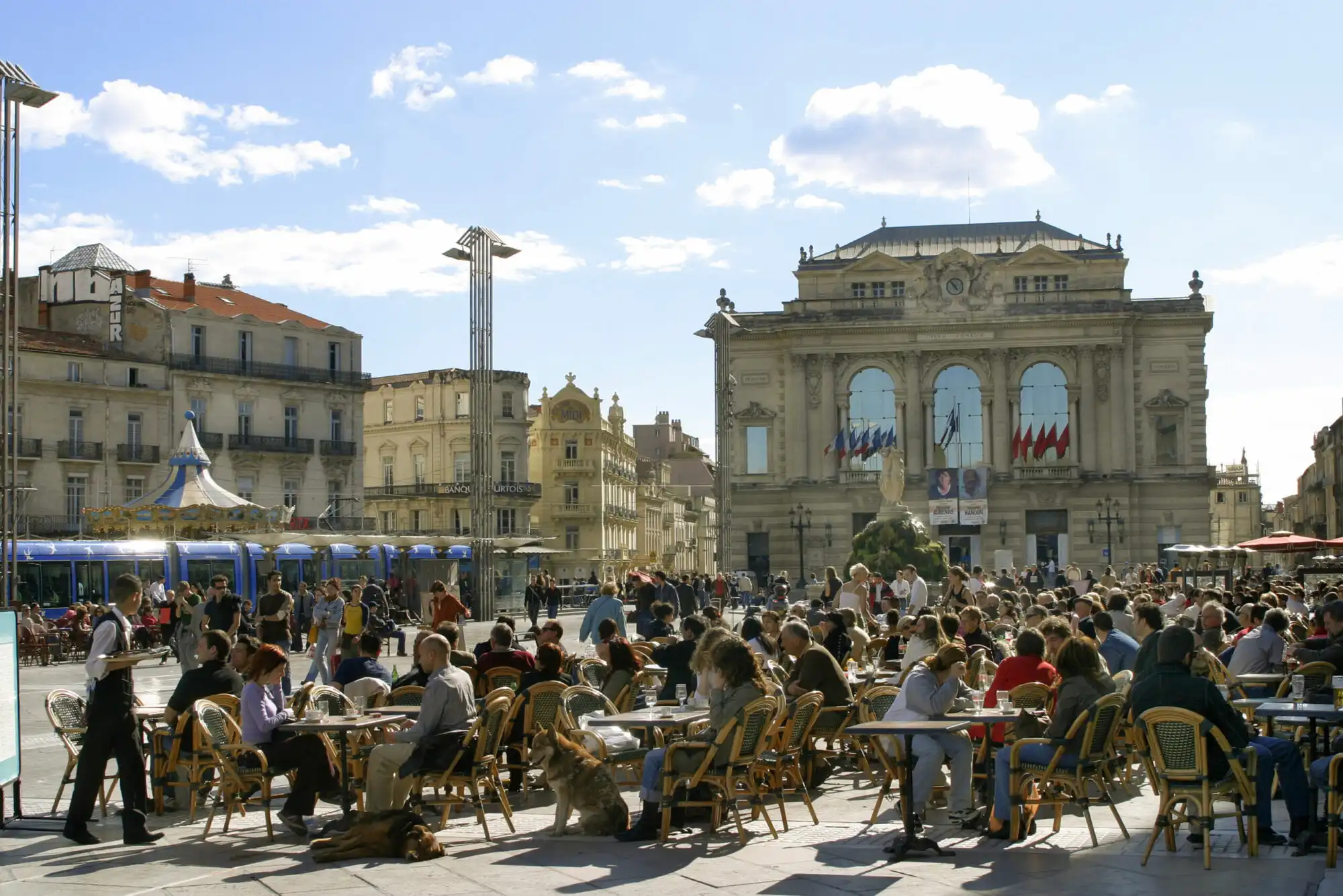 Les bars de la place de la Comédie